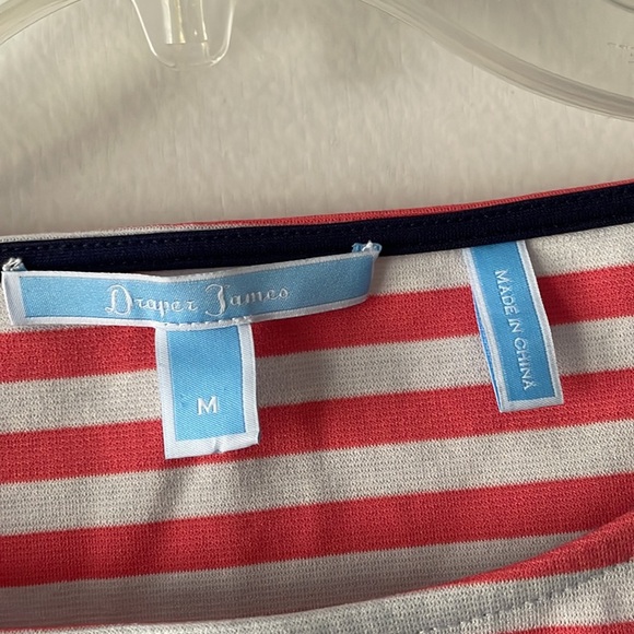 Draper James Striped Ponte Pullover - size Medium A7 - Picture 3 of 4